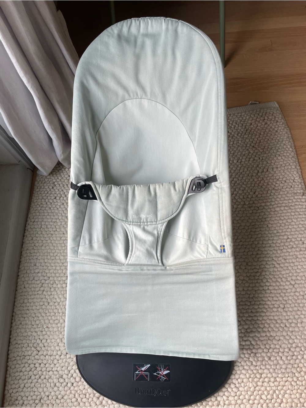 BabyBjorn Pale Mint Green Bouncer Replacement Fabric
